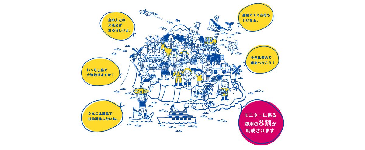 19離島の体験プログラム。島あっちぃ