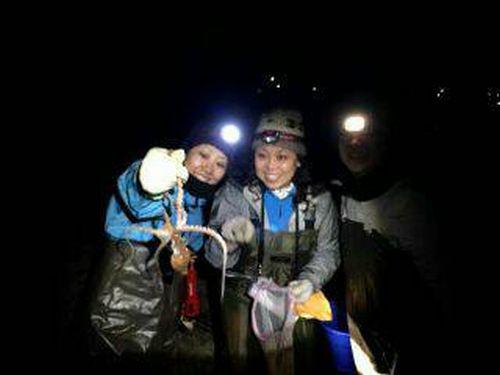 11月13日(日) 伊平屋島 伊平屋島海人体験～夜の海（イザリ）漁体験～