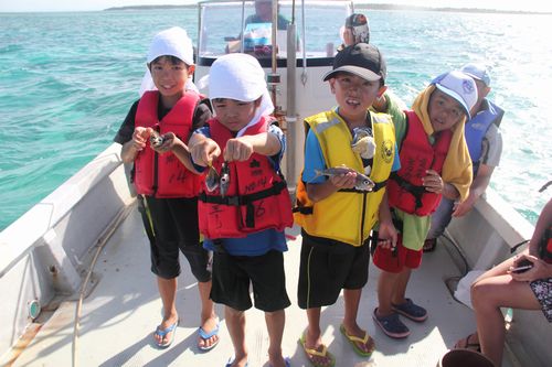 昔ながらの竹竿釣り体験